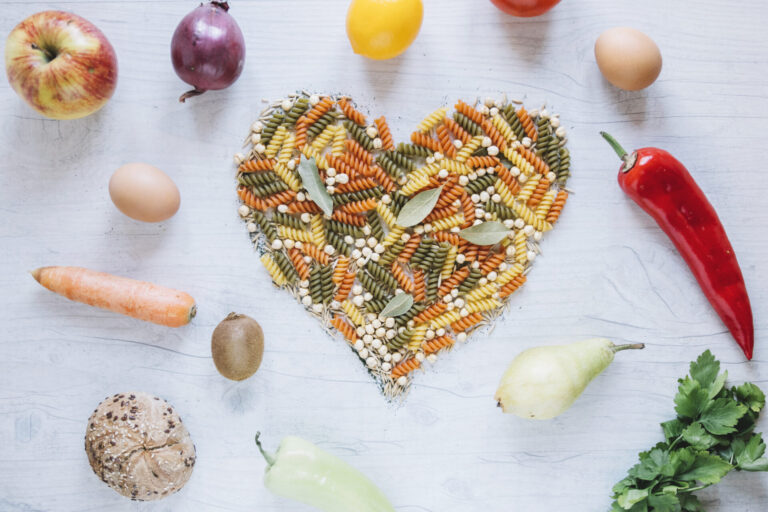 fruits-and-vegetables-around-pasta-heart